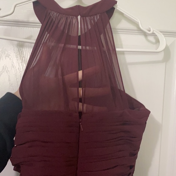 Burgundy wedding guest/ bridesmaid dress - Picture 6 of 6